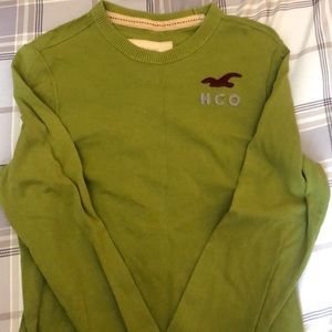 Green Hollister long Sleeve shirt size medium